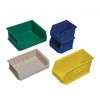 Quantum Storage Systems 10 lb Hang & Stack Storage Bin, Polypropylene, 4 1/8 in W, 3 in H, Green, 7 3/8 in L QUS220GN