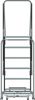 Ballymore 93 in H Steel Rolling Ladder, 6 Steps, 450 lb Load Capacity 063214P