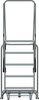 Ballymore 83 in H Steel Rolling Ladder, 5 Steps, 450 lb Load Capacity WA053214G