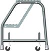 Ballymore 19 in H Steel Rolling Ladder, 2 Steps, 450 lb Load Capacity 218PSU