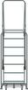 Ballymore 103 in H Steel Rolling Ladder, 7 Steps, 450 lb Load Capacity WA073214X