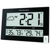 Control Co 16-1/2" Digital Radio Atomc Clock, Black 1087