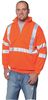 Zoro Select Hi-Viz Sweatshirt, Orange, Polyamide, 2XL UPA542 ORANGE XXL