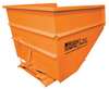 Zoro Select Self Dumping Hopper, 5000 lb., Orange 30077 ORANGE
