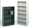 Tennsco 4-Shelf Stationary Bookcase, 52"x34-1/2" Champ/Putty B-53CP