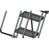 Ballymore 153 in H Steel Rolling Ladder, 12 Steps, 450 lb Load Capacity 123228X