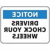 Electromark Notice Sign, 10 in Height, 14 in Width, Vinyl, English S1397V10