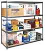 Edsal Freestanding Bulk Storage Rack, 48 in D, 60 in W, 3 Shelves, Gray RL2452