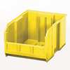 Quantum Storage Systems 50 lb Shelf Storage Bin, Polypropylene, 8 3/8 in W, 4 in H, Yellow, 11 5/8 in L QSB107YL