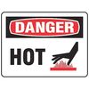 Electromark Danger Sign, 10 in Height, 14 in Width, English 24323