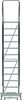 Ballymore 153" H Steel Stairway Slope Rolling Ladder, 12 Steps, 800 lb. Load Capacity HDS-12-R