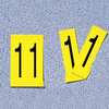 Electromark Label, 1, Yellow, 4 In. H, PK25 34100Y1