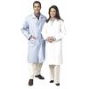 Lab Safety Supply Lab Coat, Blue, Female, L 8VN21