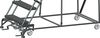 Ballymore 123 in H Steel Rolling Ladder, 9 Steps, 450 lb Load Capacity 093214GSU