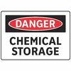 Electromark Danger Sign, 7 in Height, 10 in Width, Vinyl, English S138FF