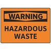 Electromark Warning Sign, 7 in Height, 10 in Width, Aluminum, English S212FA