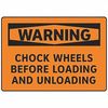 Electromark Warning Sign, 7 in Height, 10 in Width, Aluminum, English S212FA