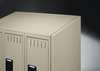 Tennsco Box Locker, 36 in W, 15 in D, 78 in H, (3) Wide, (18) Openings, Sand BK6-121512-3SD