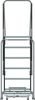 Ballymore 93 in H Steel Rolling Ladder, 6 Steps, 450 lb Load Capacity 063214XSU