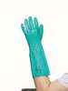 Ansell 15" Chemical Resistant Gloves, Nitrile, 9, 1 PR 37-165