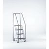 Ballymore 153 in H Steel Rolling Ladder, 12 Steps WA123228X