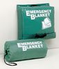 Zoro Select Emergency Blanket, Gray, 70 In. x 82 In. 8A885