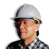 Bullard Front Brim Hard Hat, Type 1, Class E, Ratchet (6-Point), White 30WHR