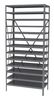 Akro-Mils Steel Bin Shelving, 36 in W x 79 in H x 12 in D, 13 Shelves, Gray AS1279