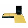 Zoro Select Drum Spill Containment Pallet, 66 gal Spill Capacity, 6 Drum, 8000 lb., Polyethylene 1686P
