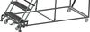 Ballymore 143 in H Steel Rolling Ladder, 11 Steps, 450 lb Load Capacity WA113214RSU