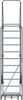 Ballymore 143 in H Steel Rolling Ladder, 11 Steps, 450 lb Load Capacity WA113214RSU