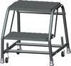 Ballymore 19 in H Steel Rolling Ladder, 2 Steps, 450 lb Load Capacity 218XSU