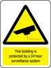 Electromark Security Sign, 16 in Height, 12 in Width, Plastic, English S1269R