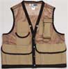 Fieldpro Field Vest, M, Tan, Cotton, Zipper 105153M