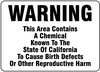 Electromark Warning Sign, 10 in Height, 14 in Width, Vinyl, English S358V