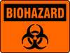 Brady Biohazard Label, 3-1/2 In. H, 5 In. W, PK20 20334LS