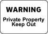 Electromark Warning Sign, 14 in Height, 20 in Width, Aluminum, English S1044A14