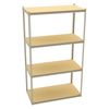 Tennsco Boltless Shelving Unit, 24-5/8"D x 48-5/8"W x 84"H, 4 Shelves, Steel ZV7-4824S-4D SAND