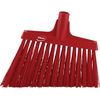 Remco 11 51/64 in Sweep Face Broom Head, Stiff, Synthetic, Red 29144