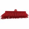 Remco 11 51/64 in Sweep Face Broom Head, Stiff, Synthetic, Red 29144