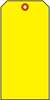 Brady Blank Tag, 5-3/4 x 3 In, Yellow, PK25 76197