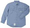 Carhartt Carhartt Flame Resistant Collared Shirt, Blue, Cotton/Nylon, 2XL FRS160-MBL XXL REG