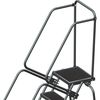 Ballymore 103 in H Steel Rolling Ladder, 7 Steps, 450 lb Load Capacity 073214R