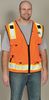 Kishigo Large Class 2 High Visibility Vest, Orange S5001-L