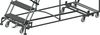 Ballymore 153 in H Steel Rolling Ladder, 12 Steps, 450 lb Load Capacity WA-AD-123214P