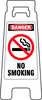 Safety Sign No Smoking Sign, 24 3/8 in Height, Plastic 28954
