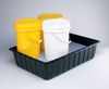 Zoro Select Pail Spill Containment Pallet, 5.5 gal Spill Capacity, 2 Drum, (2) 41.7 lb Container 9JW86