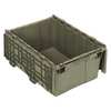 Quantum Storage Systems Gray Attached Lid Container, Plastic QDC2115-9