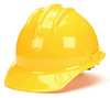 Bullard Front Brim Hard Hat, Type 1, Class C, Ratchet (6-Point), Yellow 30YLR