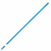 Vikan 61-4/5" to 112-1/2" Threaded Telescopic Handle, 1 1/4 in Dia, Blue, Aluminum/Plastic 29753